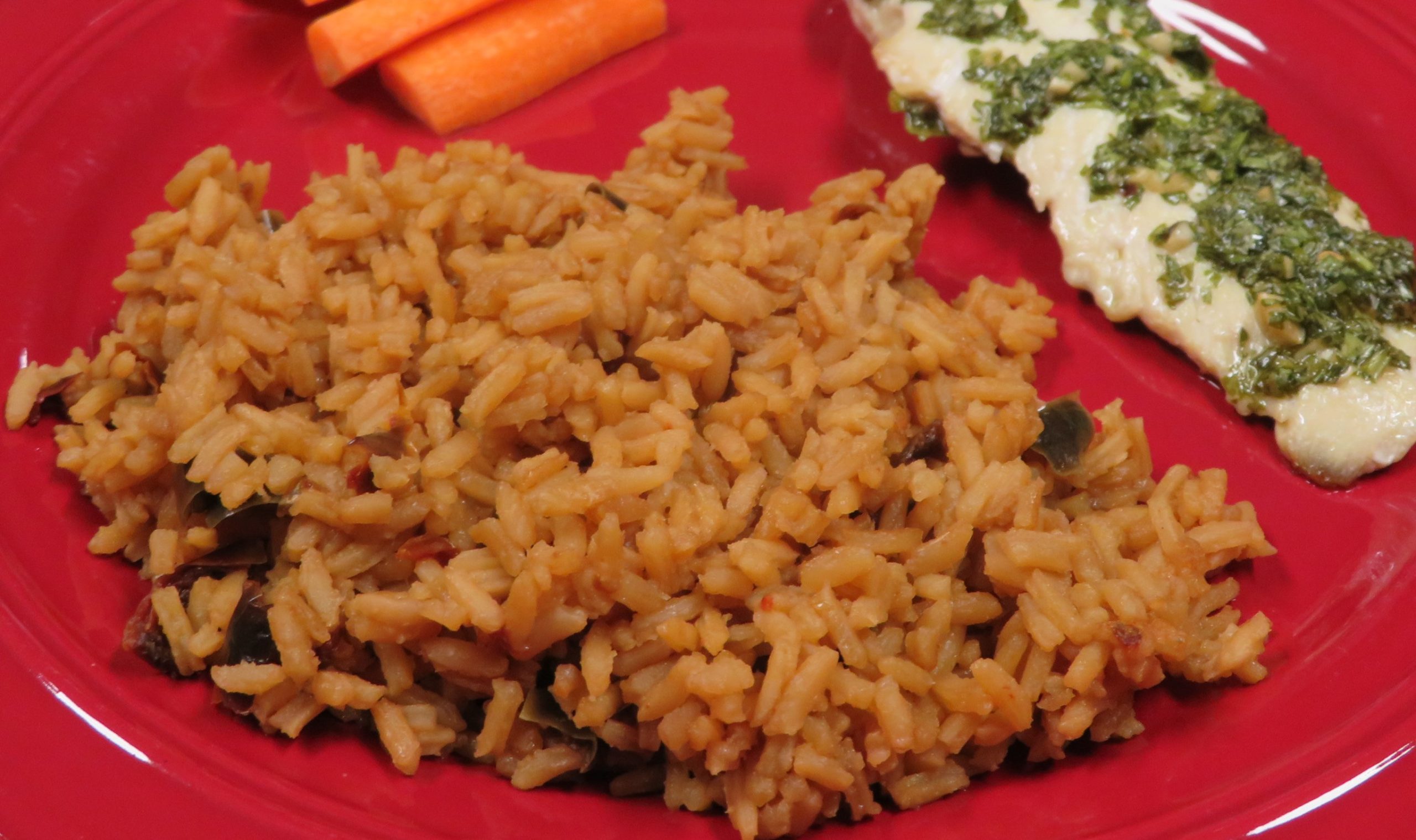 Tex Mex Fried Rice on a plate