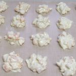 Apricot Almond Clusters cooling on a silicone sheet