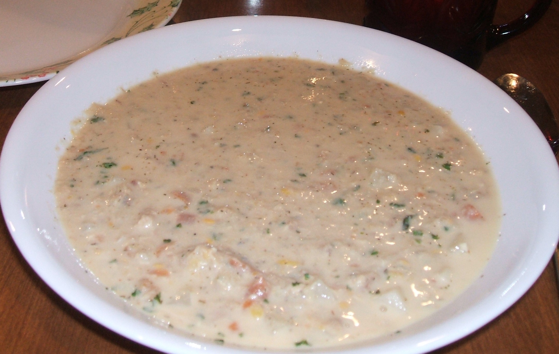 A Bowl of Salmon Chowder