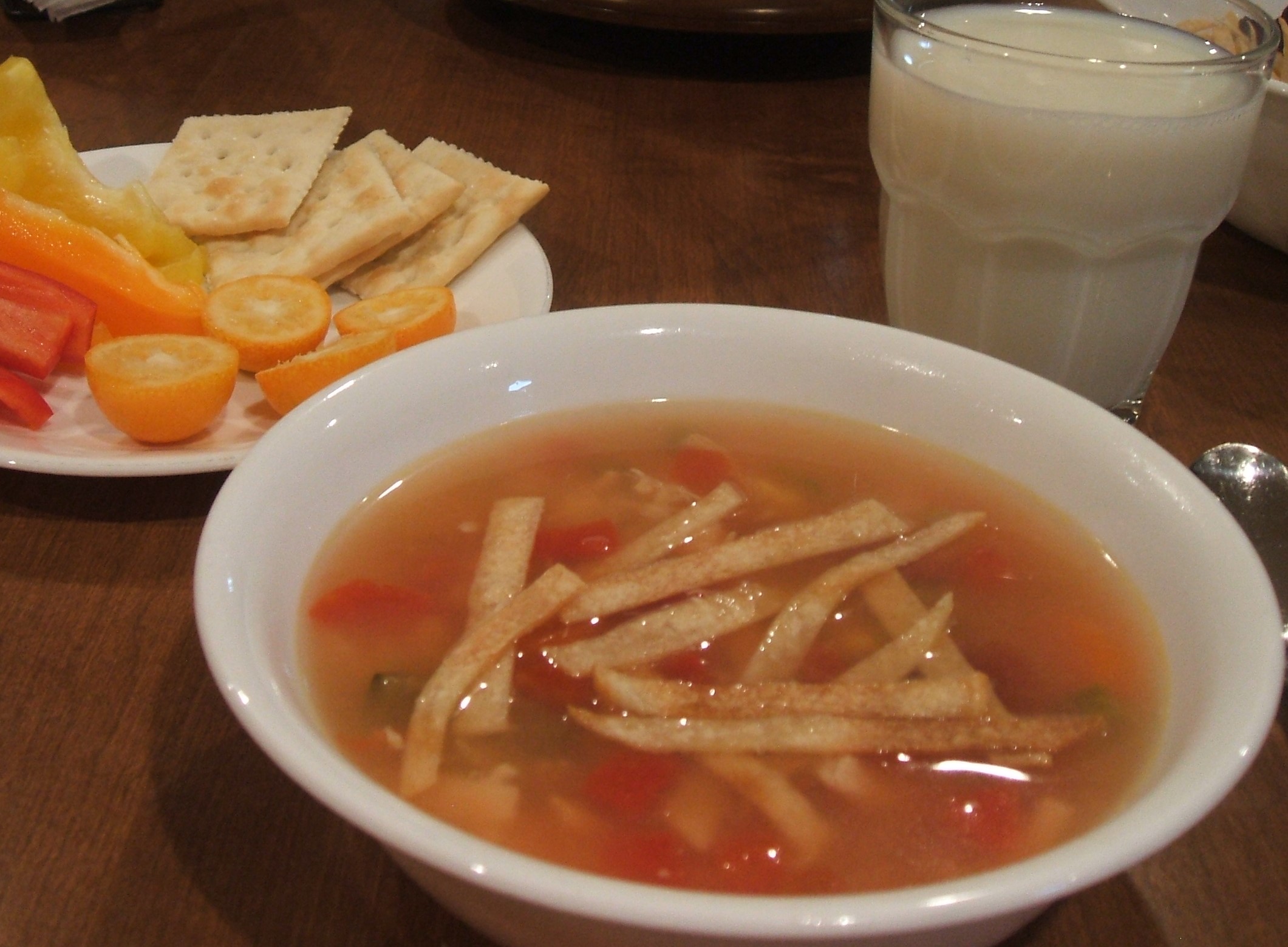 A bowl of Santa Fe Chicken Soup