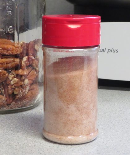 Shaker jar of Cinnamon Sugar