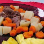 Pot Roast for Two on a dinner plate